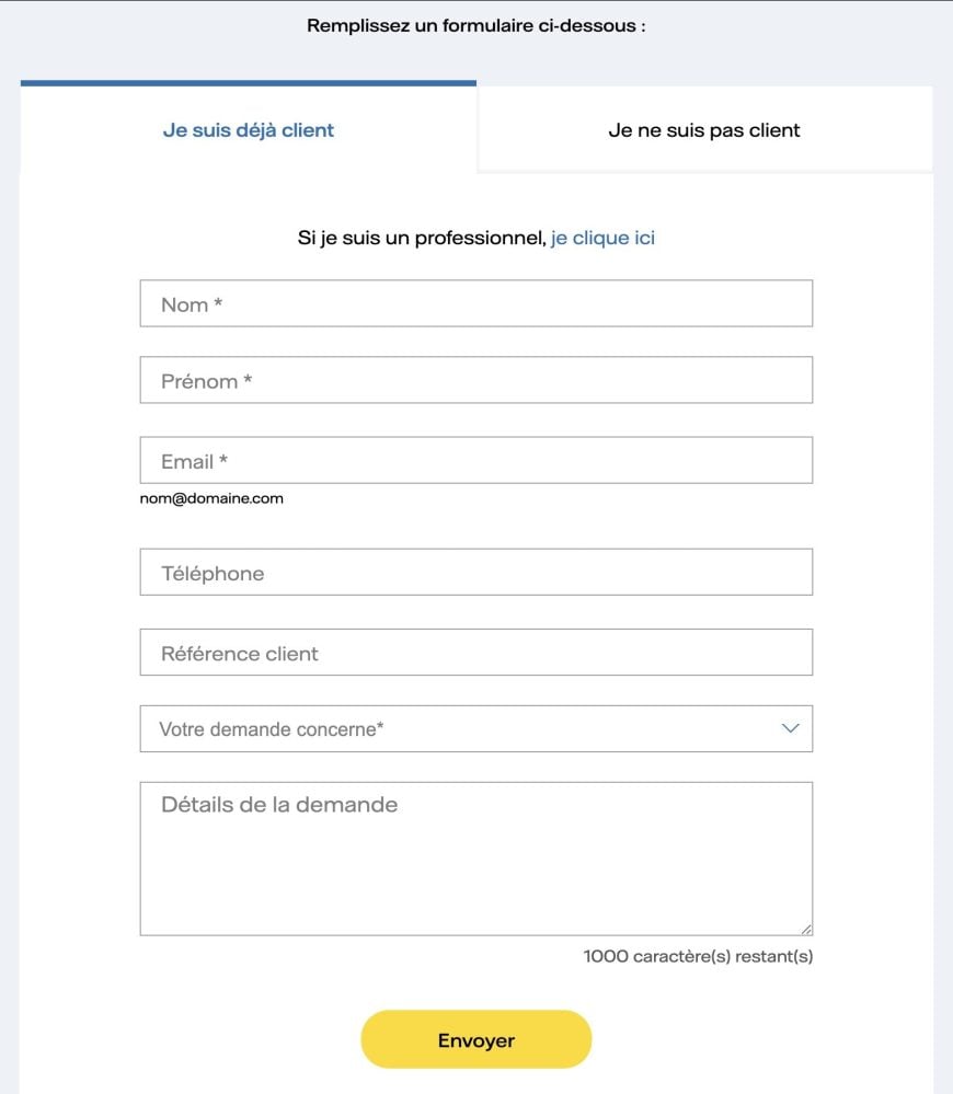 Tarifs électricité